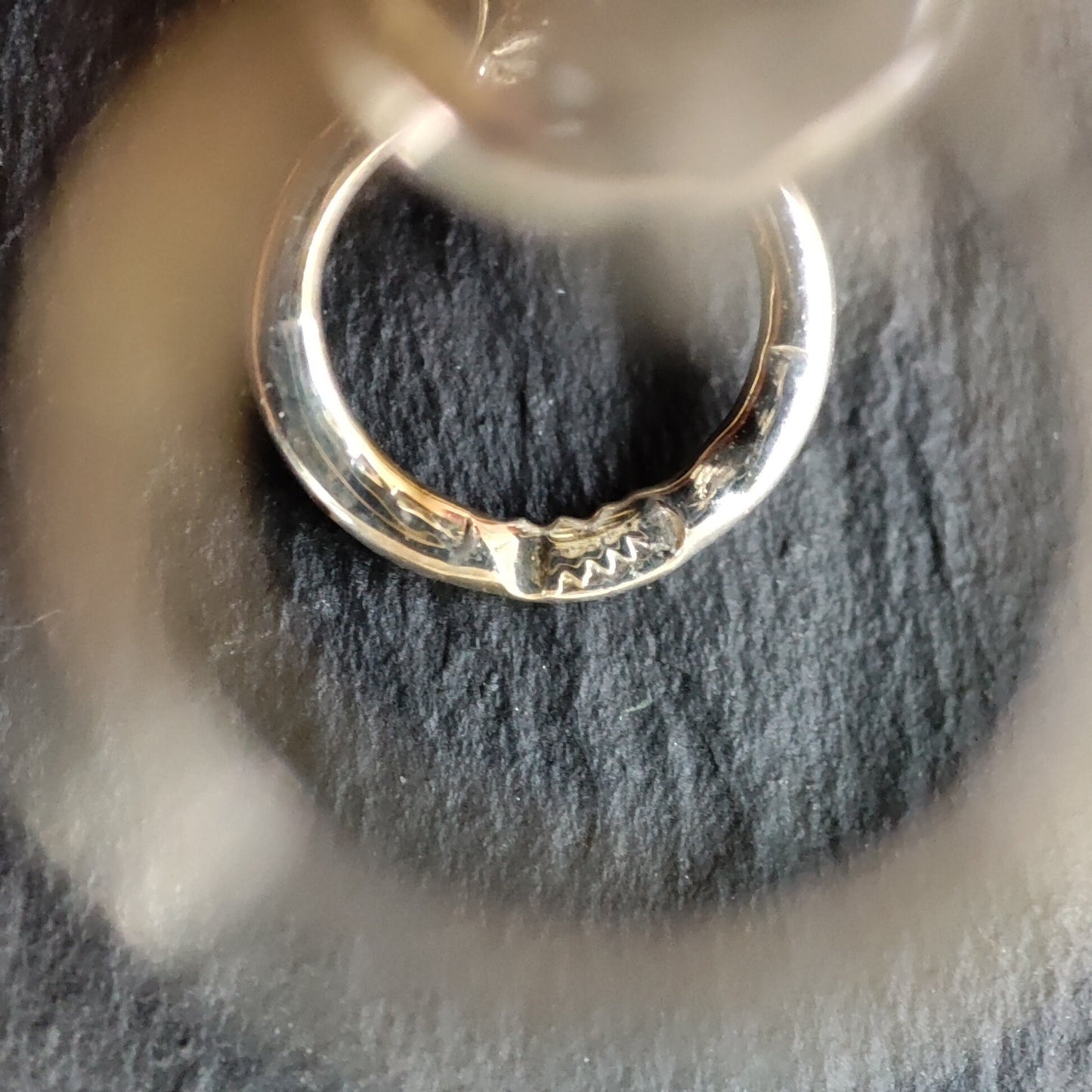Vintage Modernist Silver Pendant with Chain By Kultasepät Salovaara, Finland (B036)