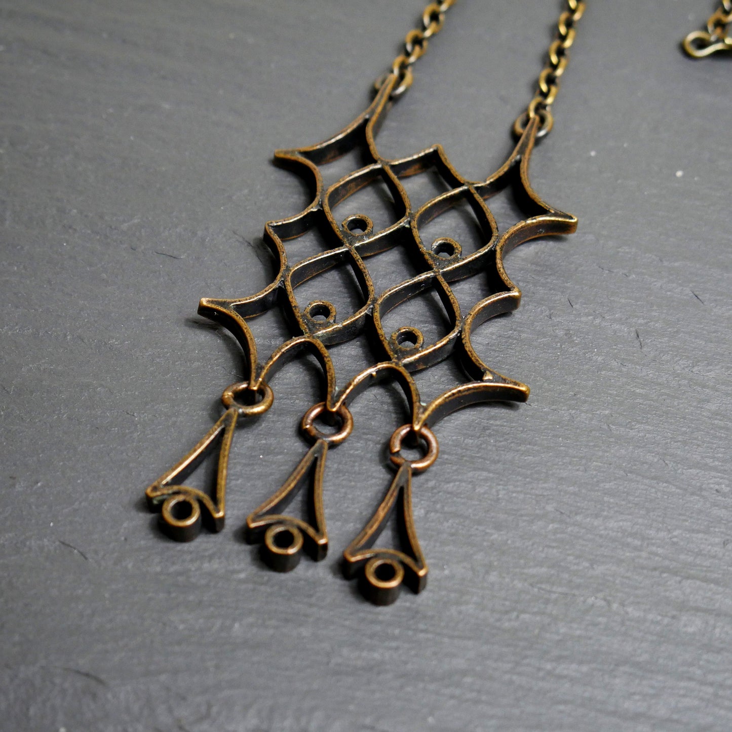 Vintage Bronze Pendant by Pipa Niinimaki, Finland (B038)