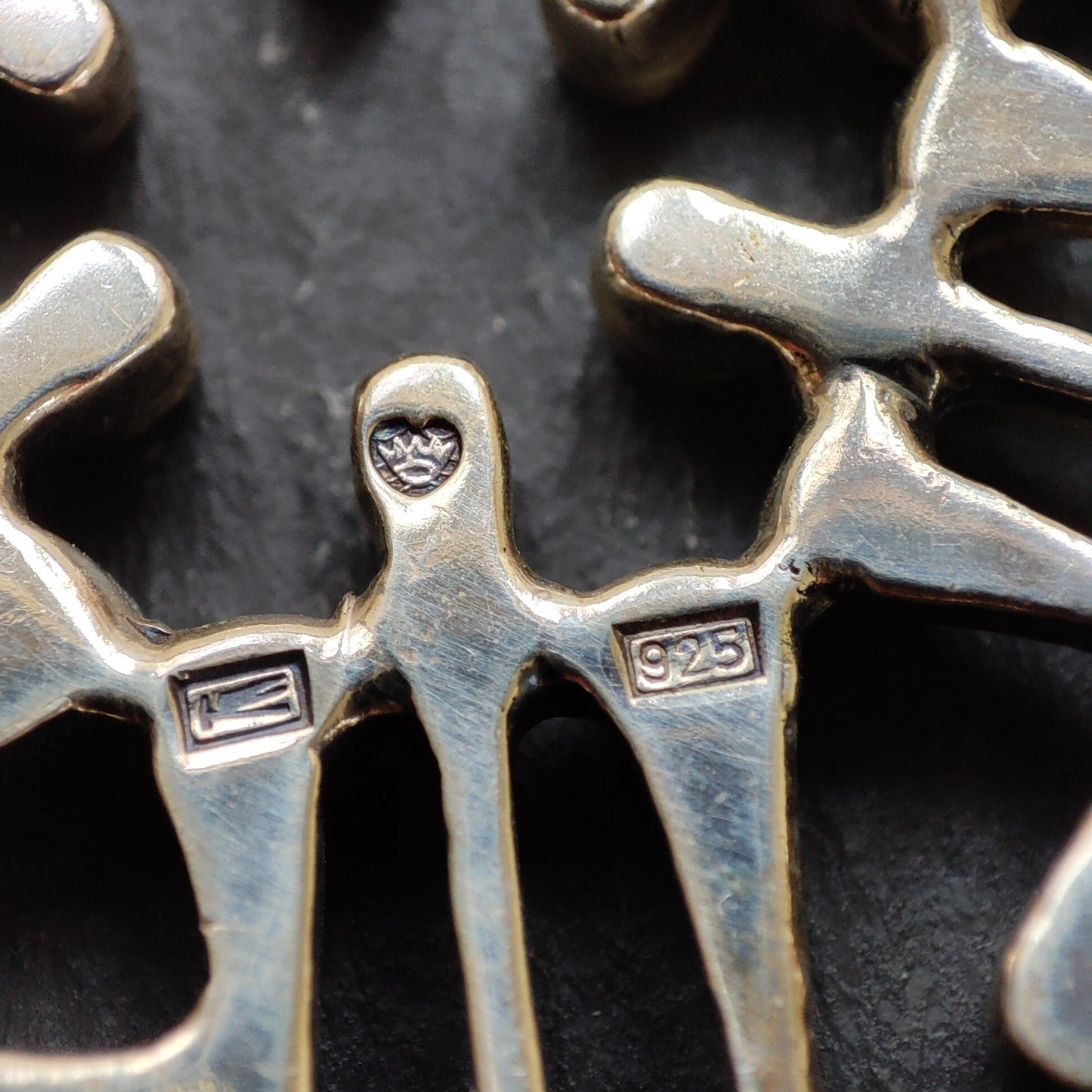 Midcentury Silver Pendant by Jorma Laine, Finland (B016)
