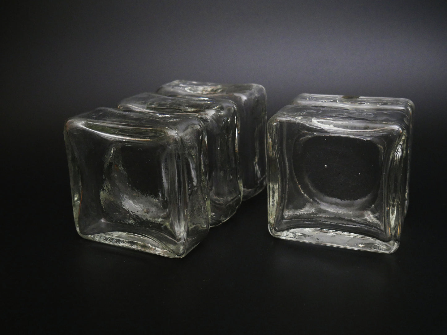 Set of 2x 'PALA' Vases Designed By Helena Tynel for Riihimäki / Riihimäen Finland, Mid-century Modern (A226)