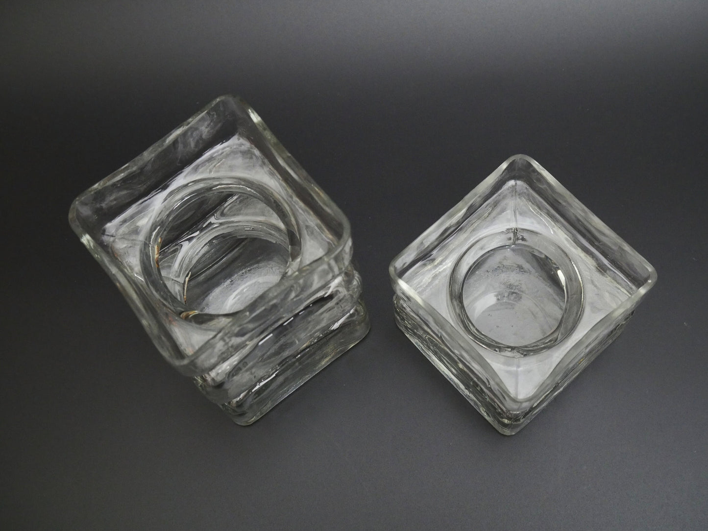 Set of 2x 'PALA' Vases Designed By Helena Tynel for Riihimäki / Riihimäen Finland, Mid-century Modern (A226)