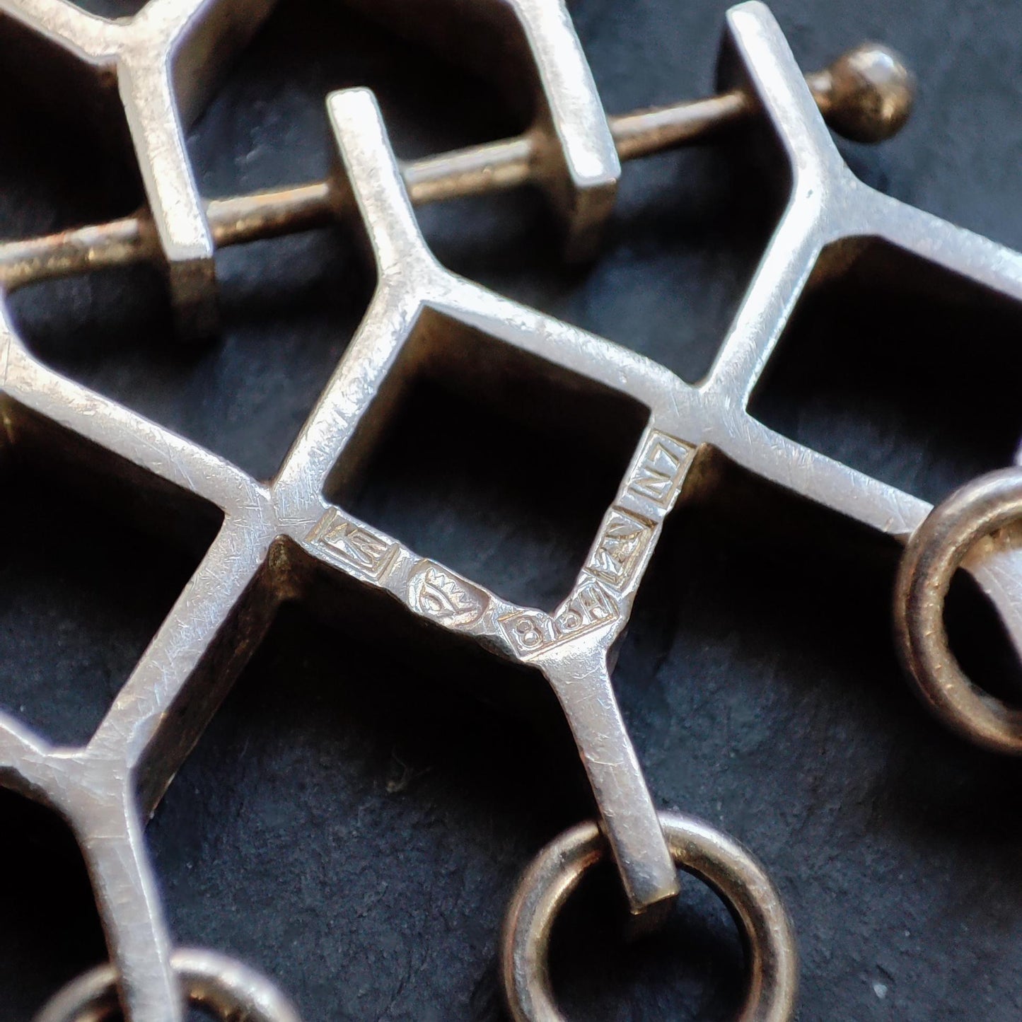 Vintage Modernist Pendant Necklace by Jorma Laine for Kultateollisuus Oy, Finland (B055)