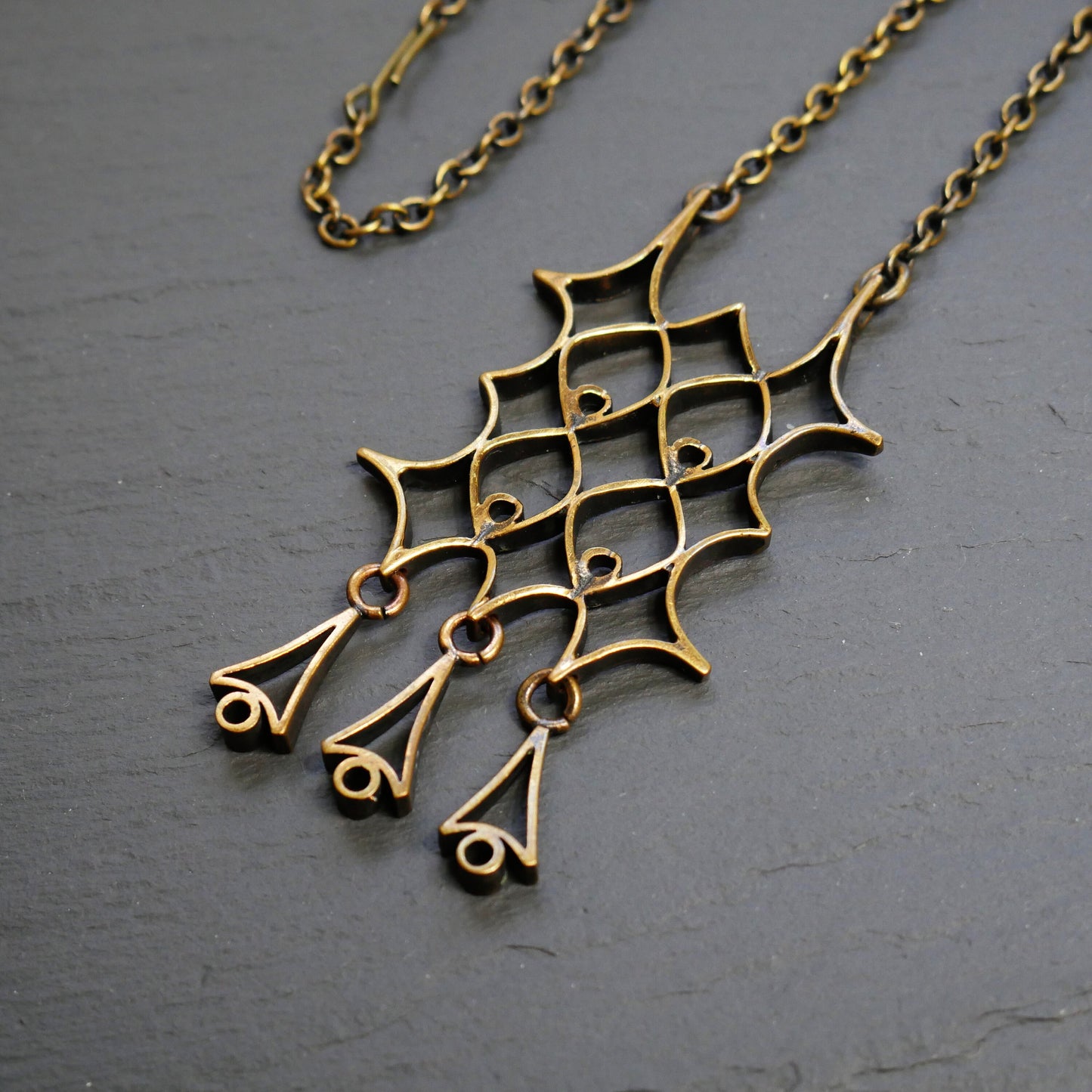 Vintage Bronze Pendant by Pipa Niinimaki, Finland (B038)