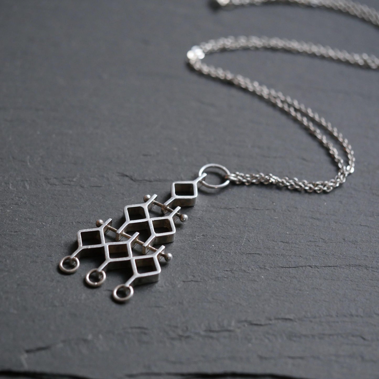 Vintage Modernist Pendant Necklace by Jorma Laine for Kultateollisuus Oy, Finland (B055)