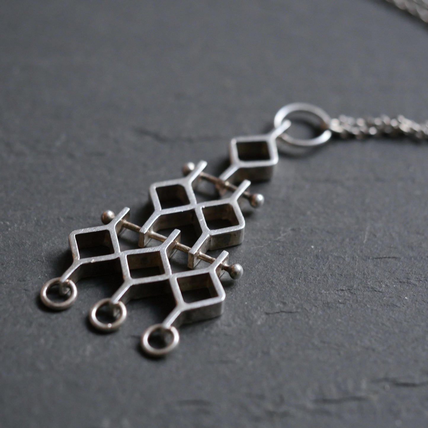 Vintage Modernist Pendant Necklace by Jorma Laine for Kultateollisuus Oy, Finland (B055)