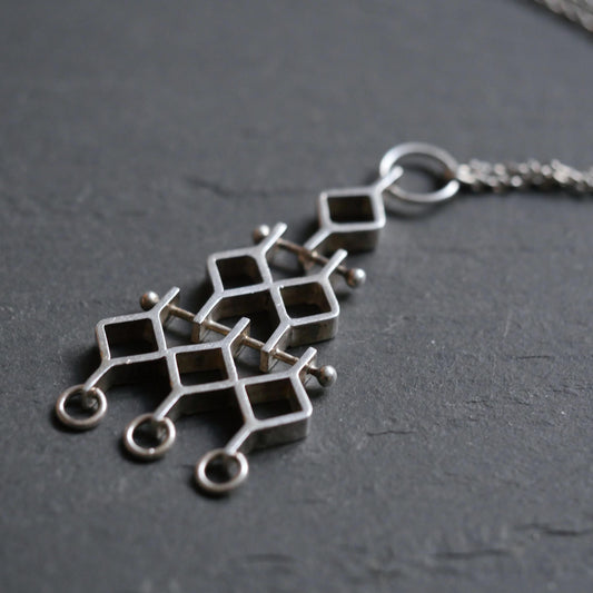 Vintage Modernist Pendant Necklace by Jorma Laine for Kultateollisuus Oy, Finland (B055)