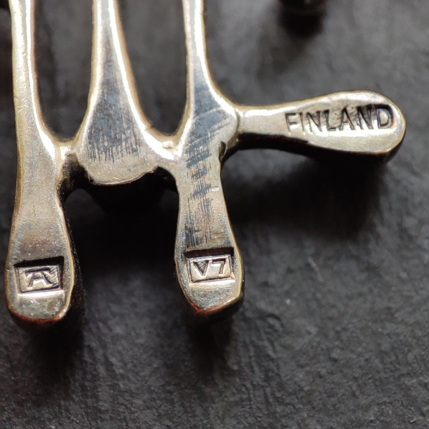 Midcentury Silver Pendant by Jorma Laine, Finland (B016)