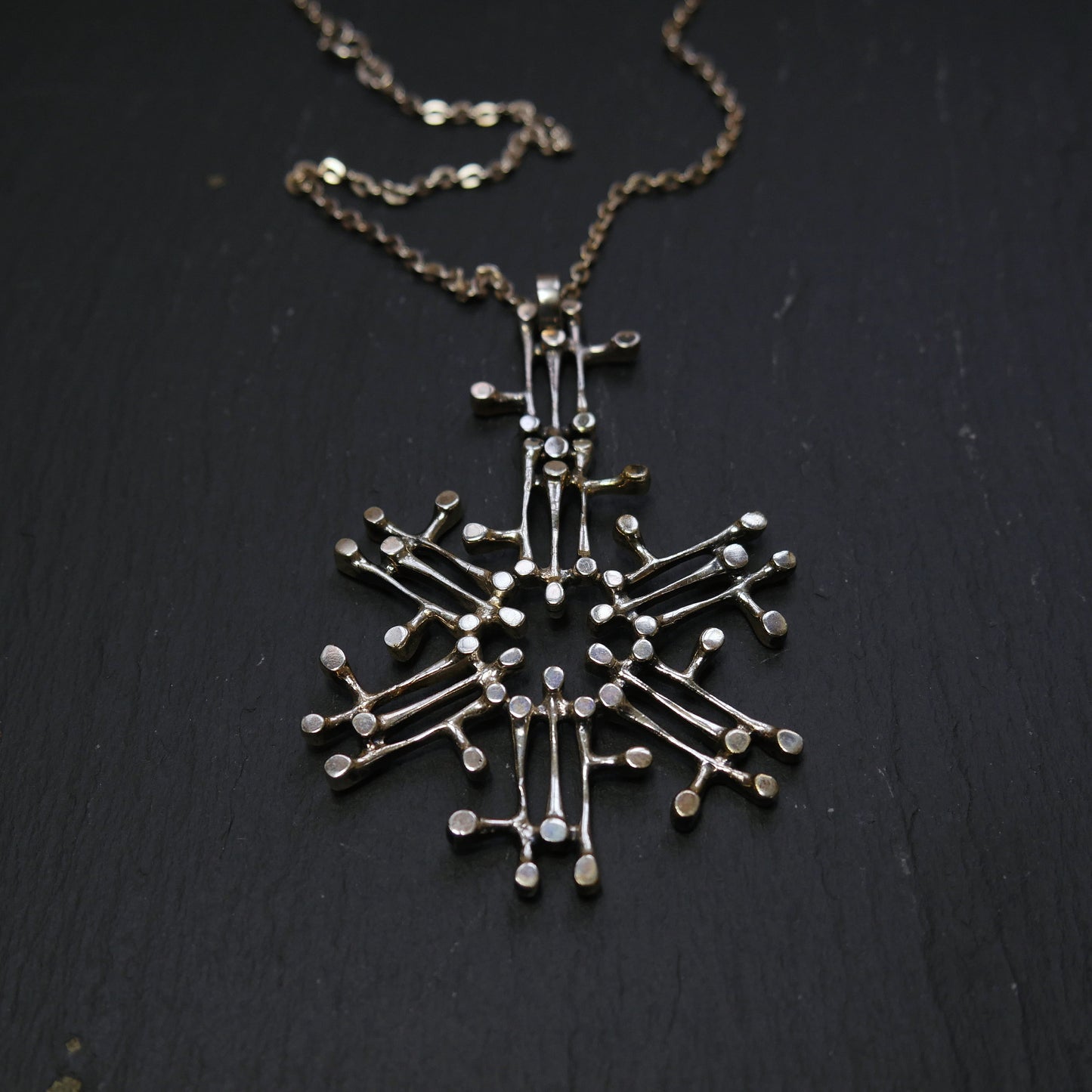 Midcentury Silver Pendant by Jorma Laine, Finland (B016)