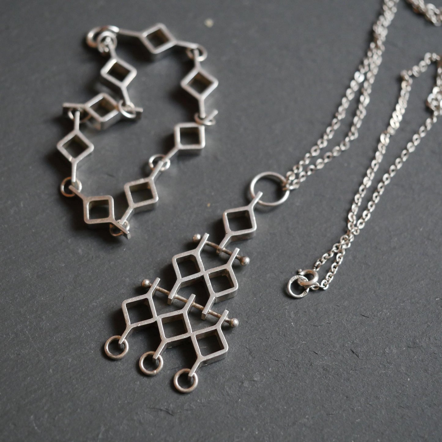 Vintage Modernist Pendant Necklace by Jorma Laine for Kultateollisuus Oy, Finland (B055)
