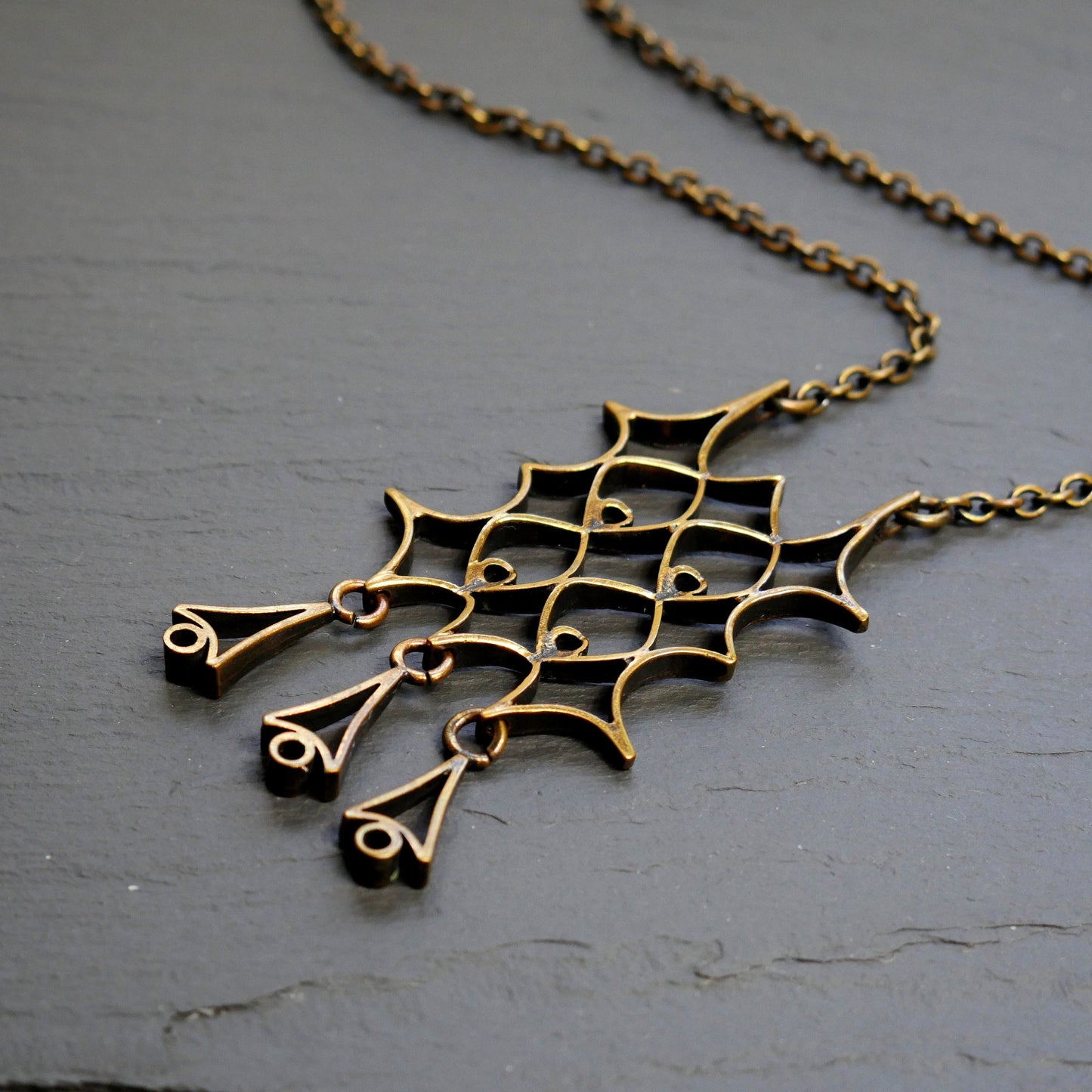 Vintage Bronze Pendant by Pipa Niinimaki, Finland (B038)