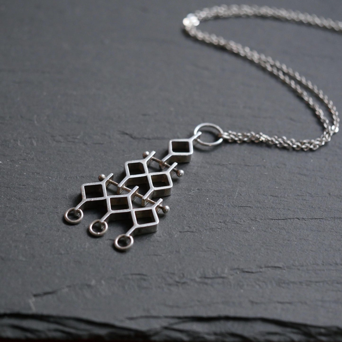 Vintage Modernist Pendant Necklace by Jorma Laine for Kultateollisuus Oy, Finland (B055)